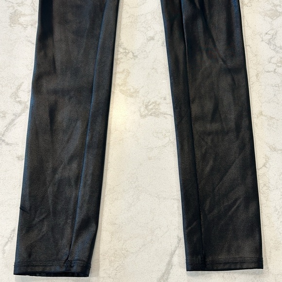 SPANX Faux Leather Leggings Small S/P (2-4) Black Pants - Picture 6 of 15